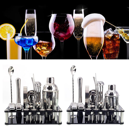 Professionelt Bartender Kit med 23 Dele til Cocktails og Drinks 4