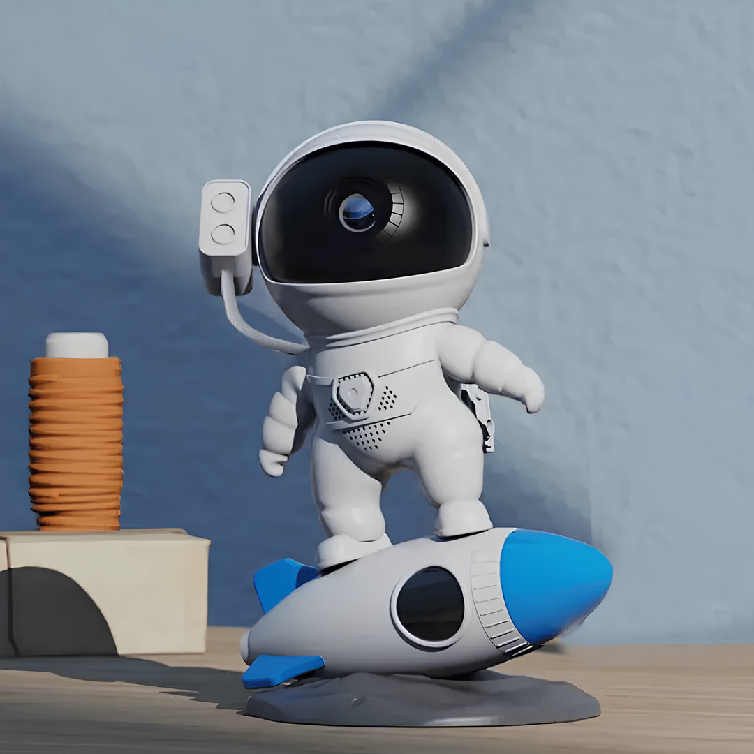 Projektlampe til Astronauter med Galaktisk Design 4