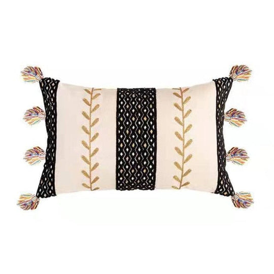 Pudebetræk 50x50 Boho Stil med Frynser 10