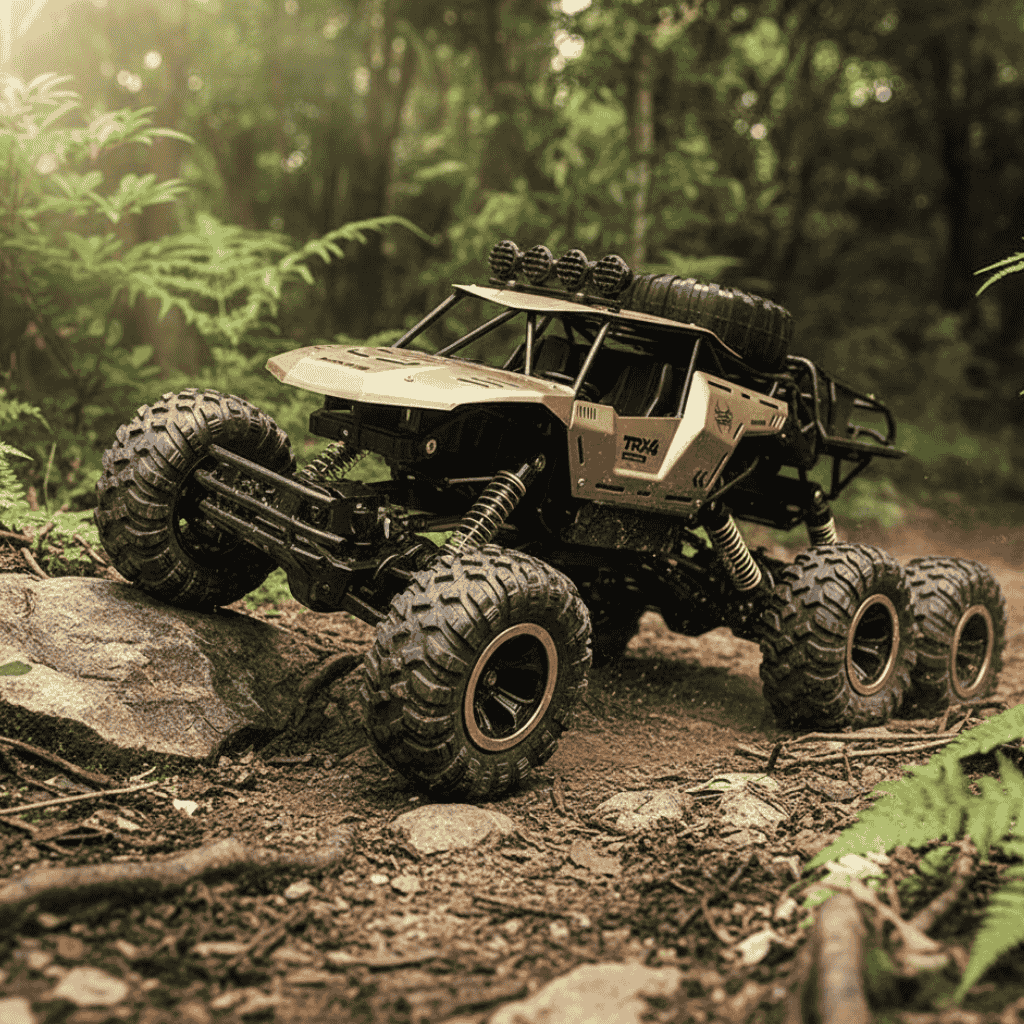 RC Monstertruck med 6WD og LED-lys 0