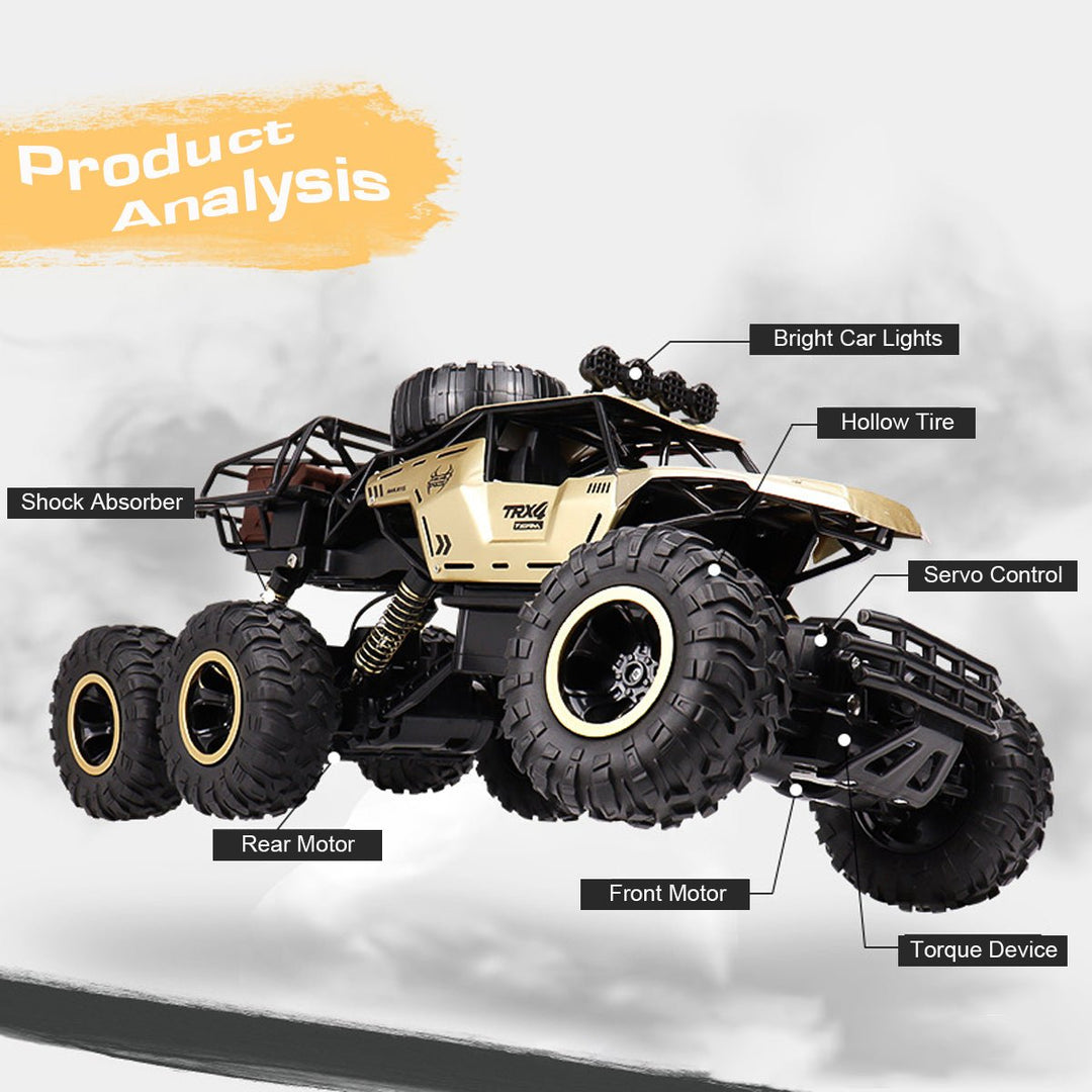 RC Monstertruck med 6WD og LED-lys 5