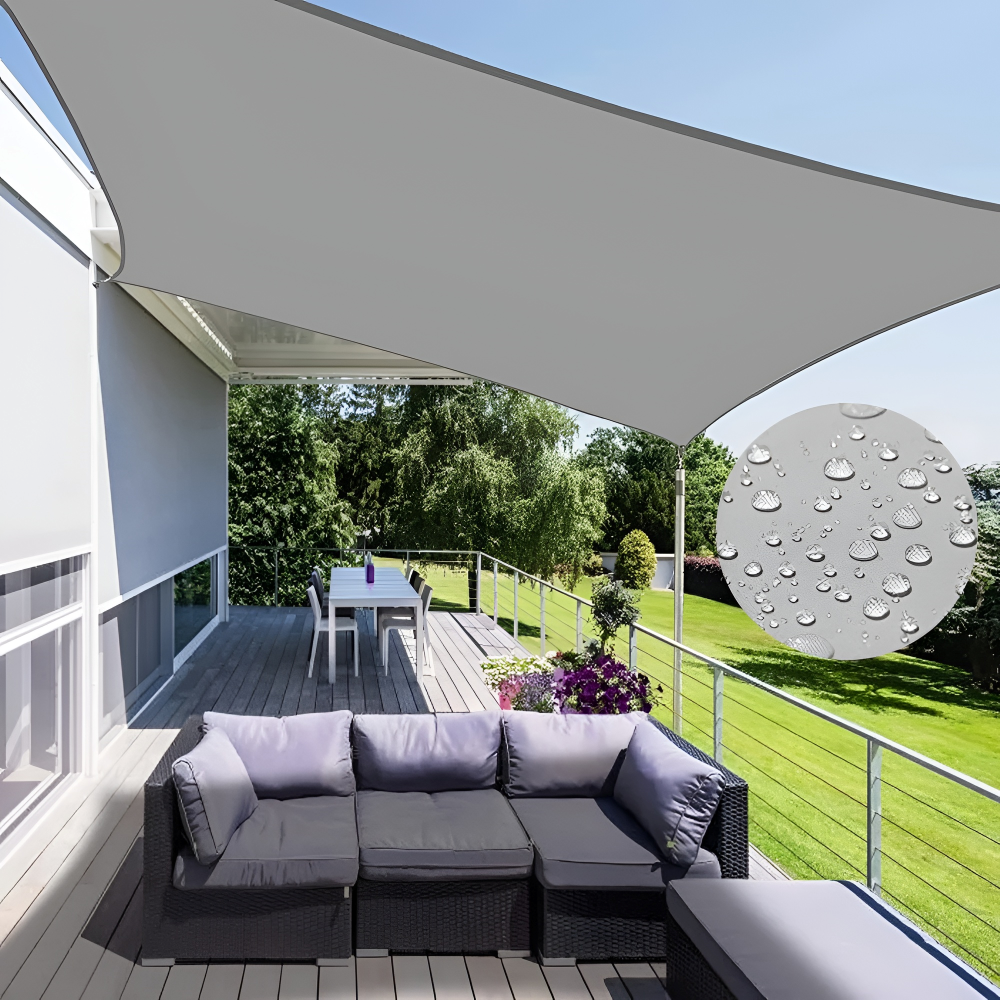 Rektangulært Solsejl Til Terrasse Og Have - Effektiv Skygge, Holdbar Konstruktion 4