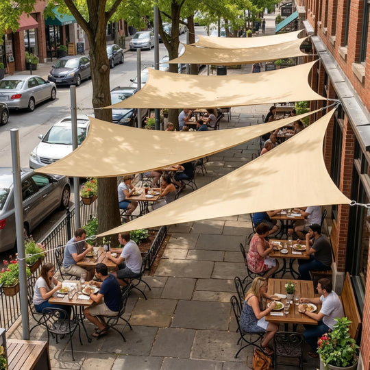 Rektangulært Solsejl Til Terrasse Og Have - Effektiv Skygge, Holdbar Konstruktion 6