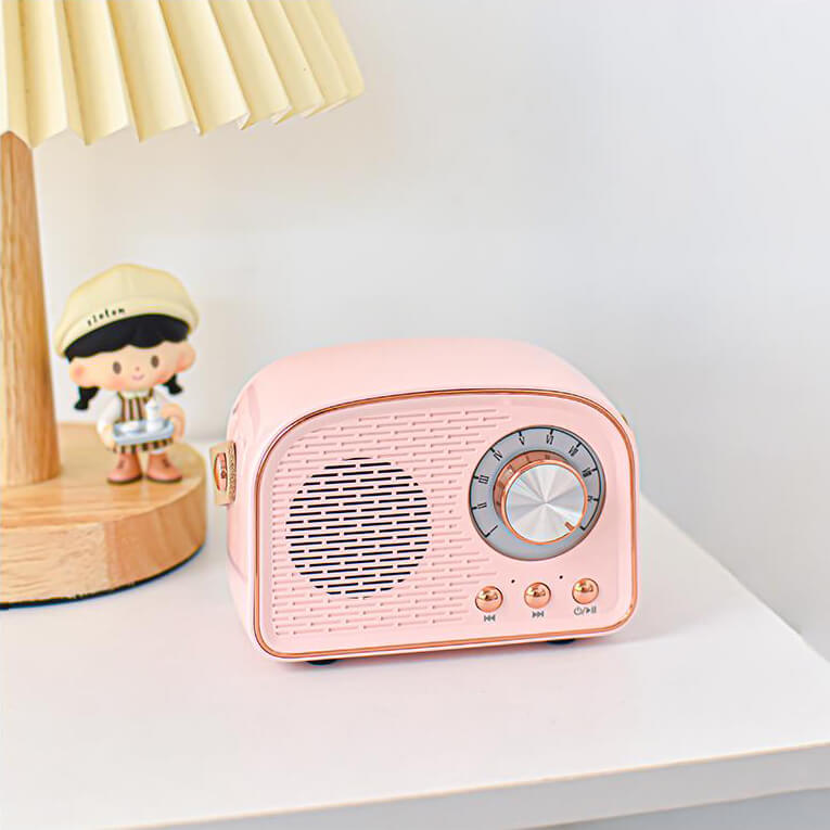 Retro Bluetooth Højttaler med Vintage Design 1