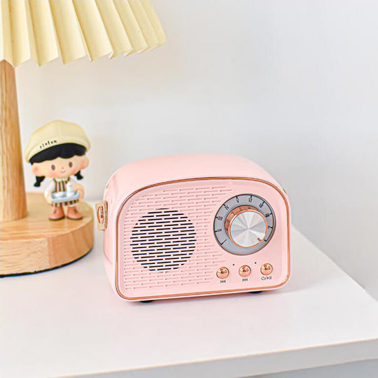 Retro Bluetooth Højttaler med Vintage Design 1