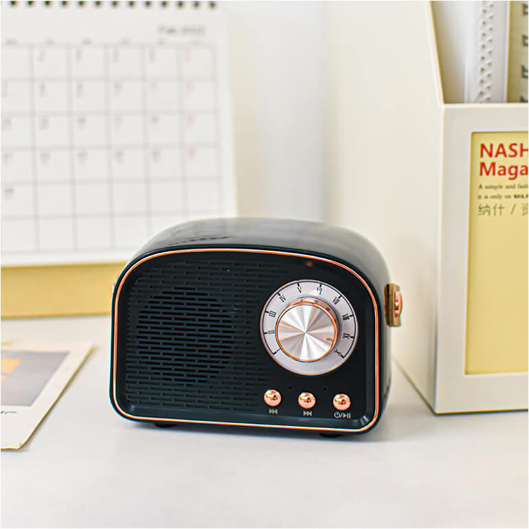 Retro Bluetooth Højttaler med Vintage Design 5