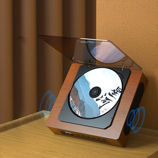 Retro CD-afspiller med Bluetooth og FM-radio 0