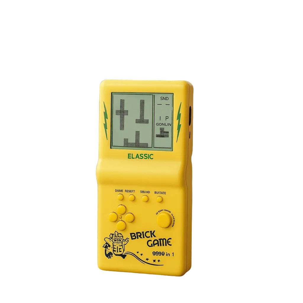 Retro Gaming Console Handheld Tetris Fun 0