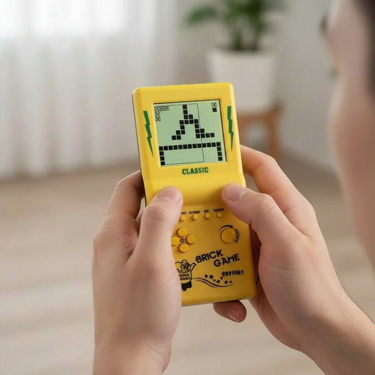 Retro Gaming Console Handheld Tetris Fun 1