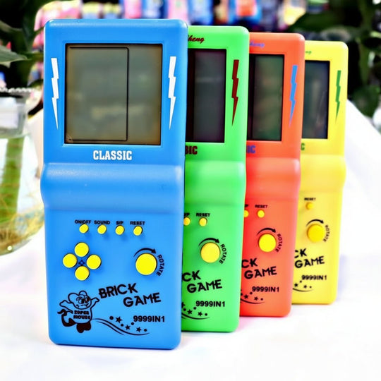 Retro Gaming Console Handheld Tetris Fun 2