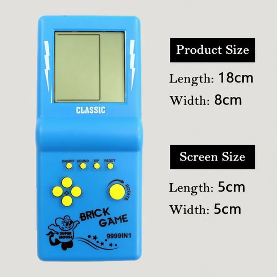 Retro Gaming Console Handheld Tetris Fun 4