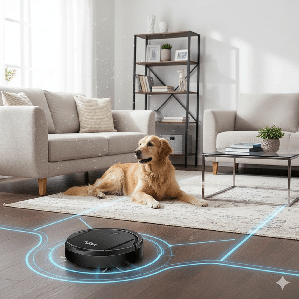 Robotstøvsuger med Intelligent Navigation 1