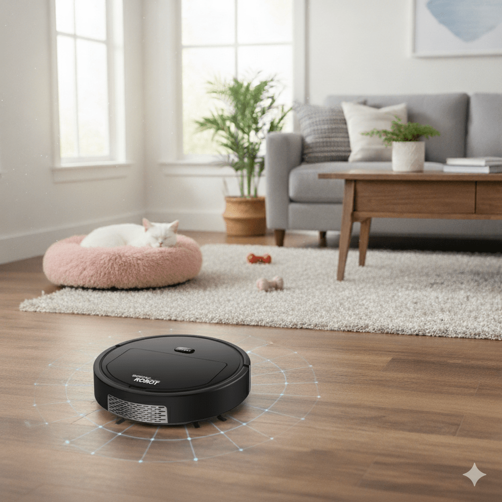 Robotstøvsuger med Intelligent Navigation 4