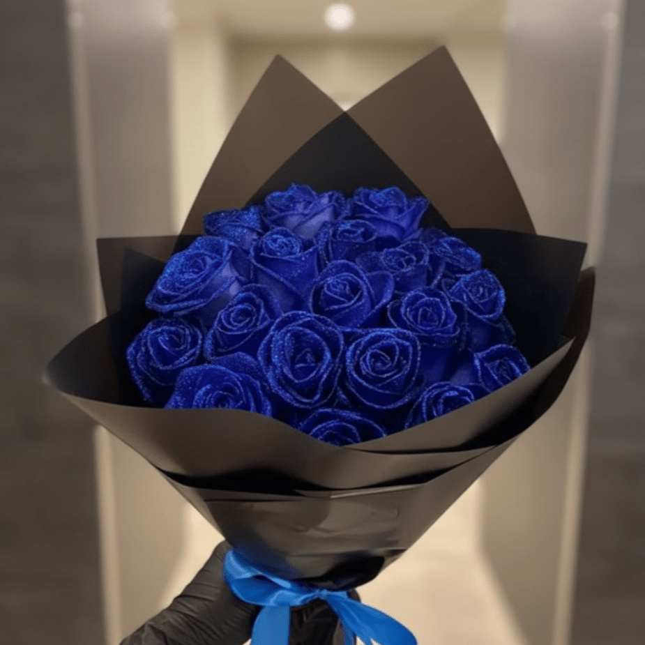 Romantic Glitter Rose Decoration 3