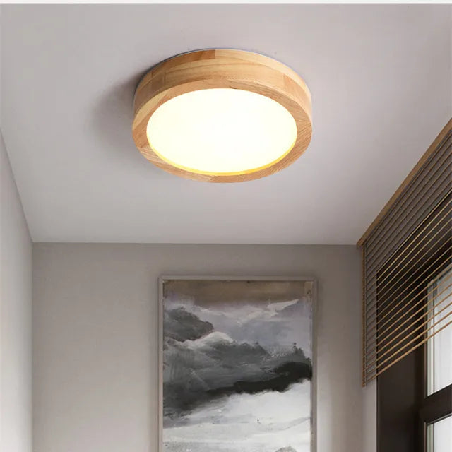 Rund Loftslampe til Stue og Soveværelse i Minimalistisk Design 1