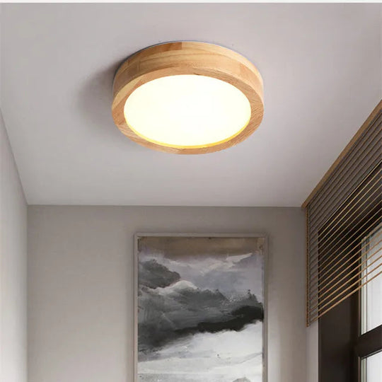 Rund Loftslampe til Stue og Soveværelse i Minimalistisk Design 1