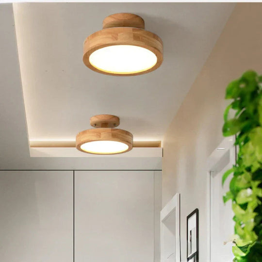 Rund Loftslampe til Stue og Soveværelse i Minimalistisk Design 2