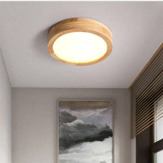 Rund Loftslampe til Stue og Soveværelse i Minimalistisk Design 4