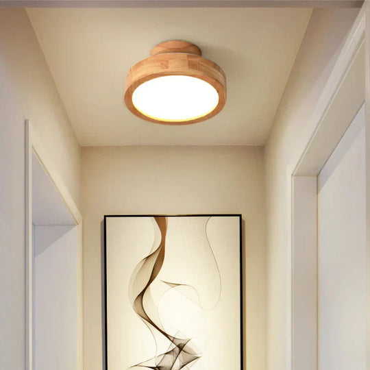 Rund Loftslampe til Stue og Soveværelse i Minimalistisk Design 7
