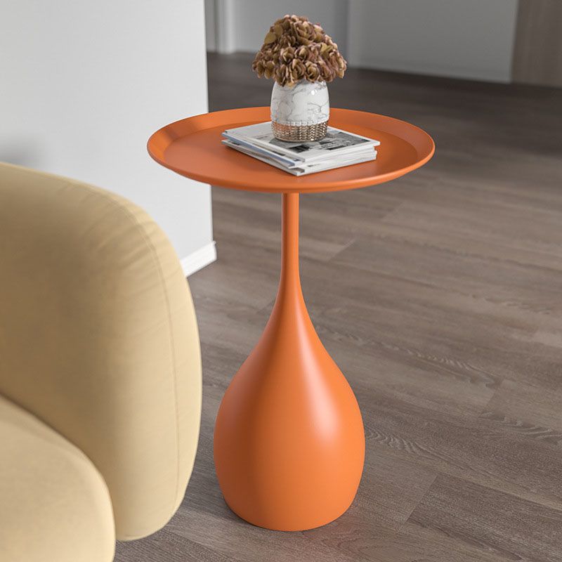 Rundt Metalbord med Fod i Moderne Stil 4