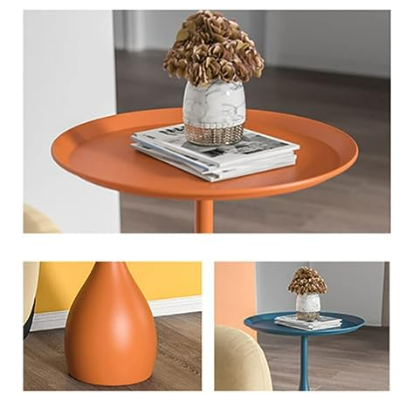 Rundt Metalbord med Fod i Moderne Stil 5