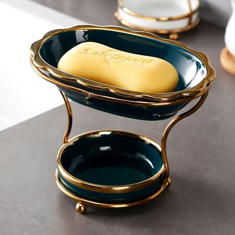 Sæbeskål til badeværelset med hævet afløb 7