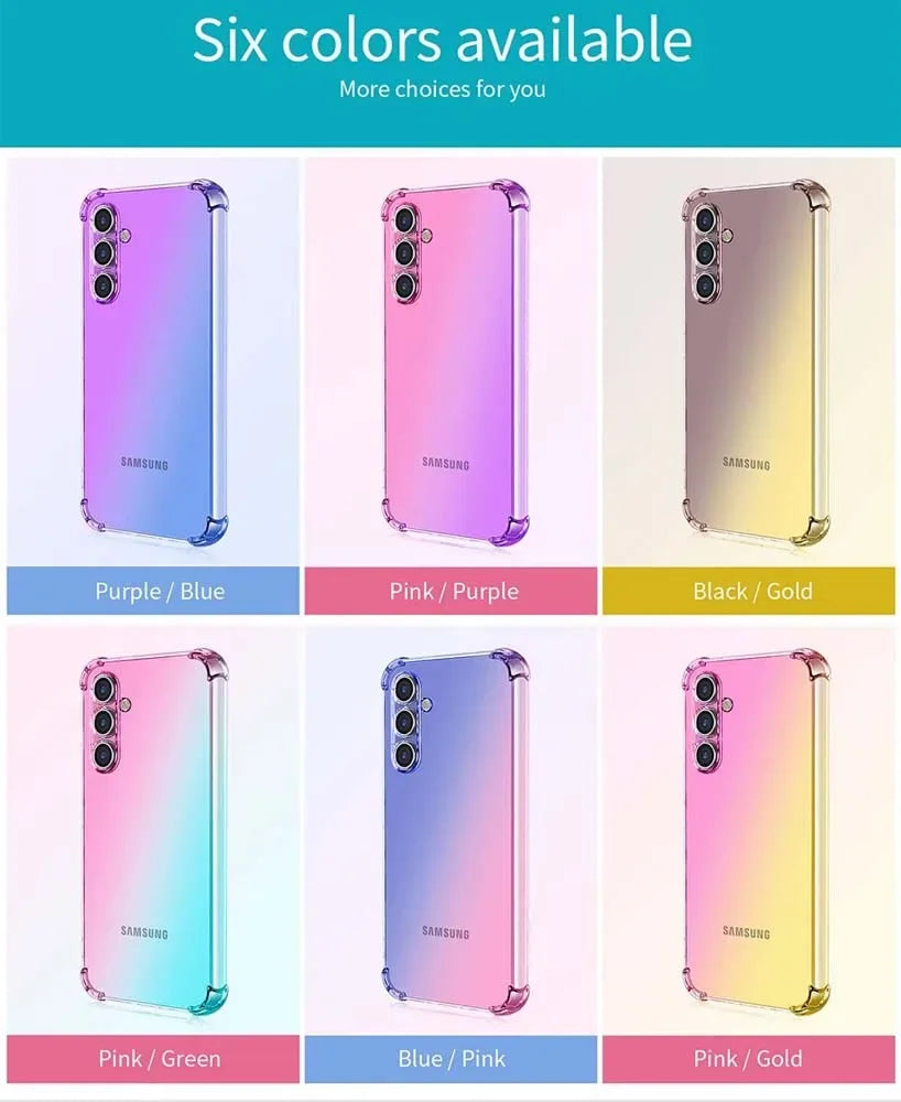 Samsung S25 FE Silicone Case Gradient Design 1