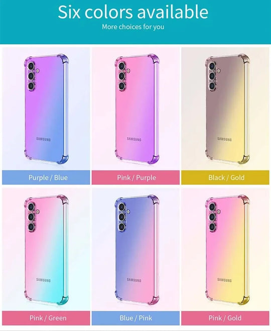 Samsung S25 FE Silicone Case Gradient Design 1