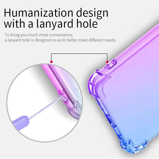 Samsung S25 FE Silicone Case Gradient Design 4