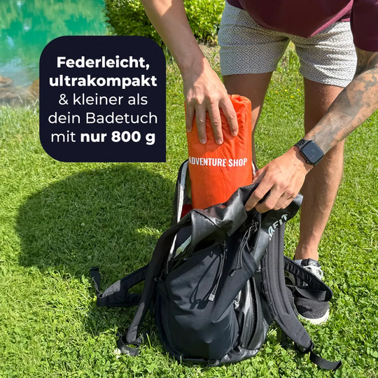Selvoppustelig Liggeunderlag Ultralet Med Integreret Pumpe 3