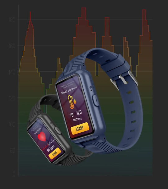 Senior GPS Smartwatch med Faldregistrering og SOS Knap 2