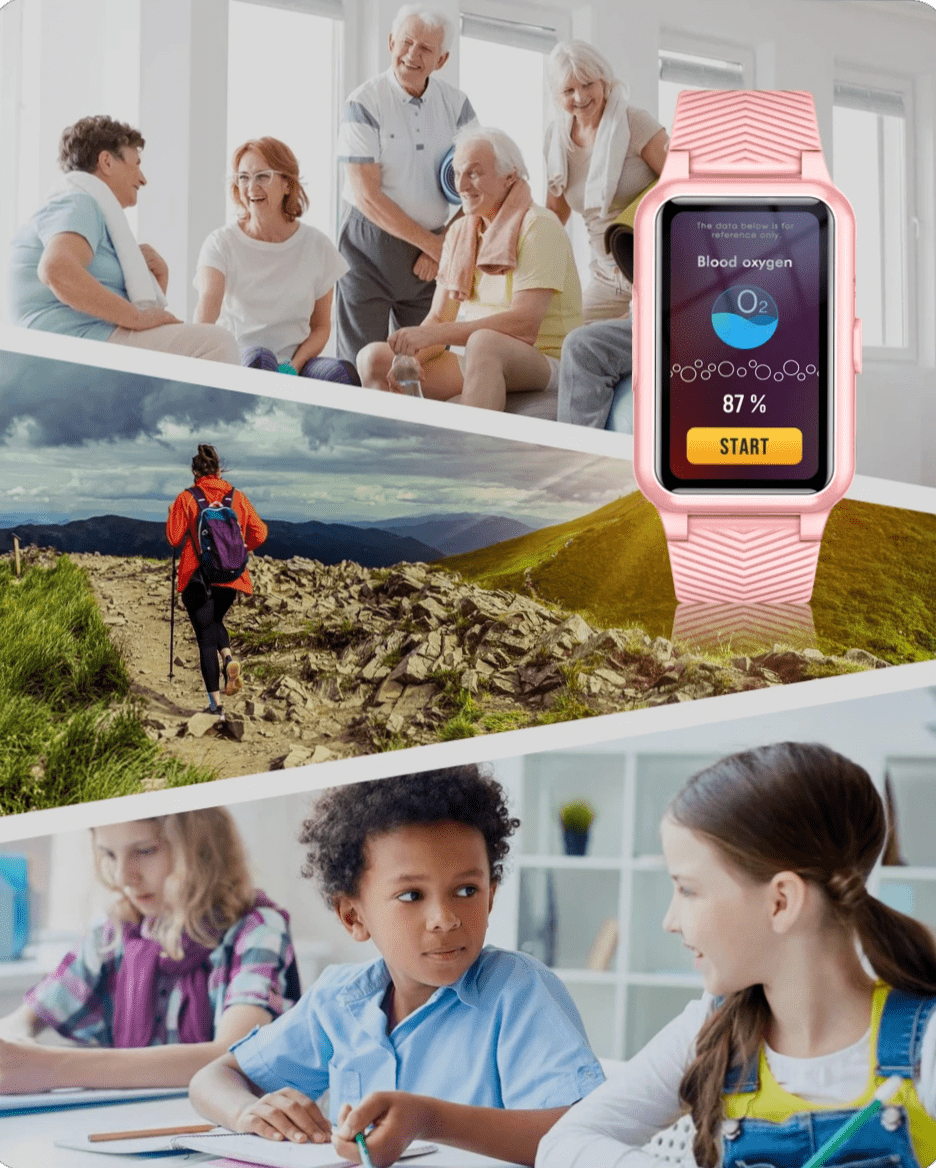 Senior GPS Smartwatch med Faldregistrering og SOS Knap 4