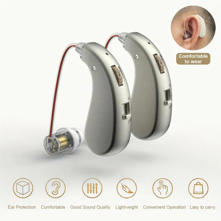 Senior Høreapparat Bluetooth Headset Med Støjdæmpning 2