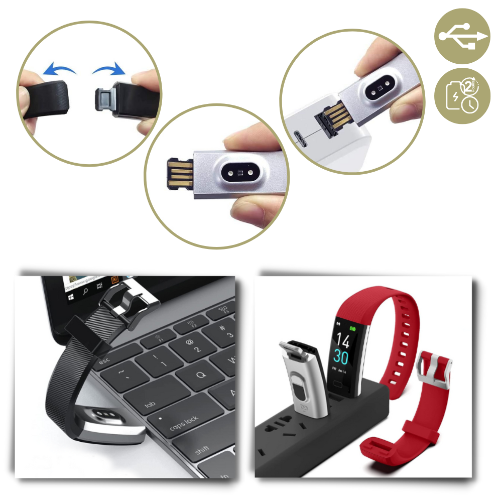 Senior Smartwatch Fitness Tracker Vandtæt 5