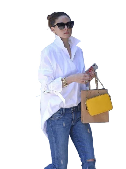 Skjortebluse Dame Moderne Design Luksuriøst Stof 0