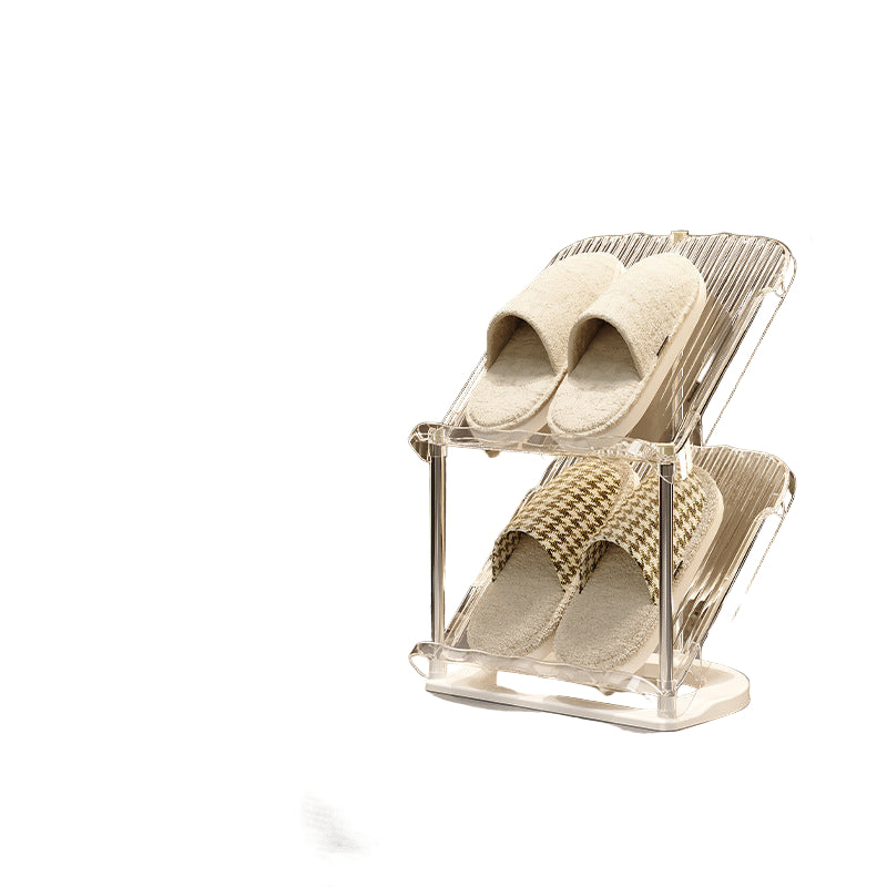 Skostativ til kvinder - Transparent flerlags design 0