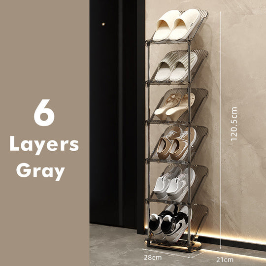 Skostativ til kvinder - Transparent flerlags design 11