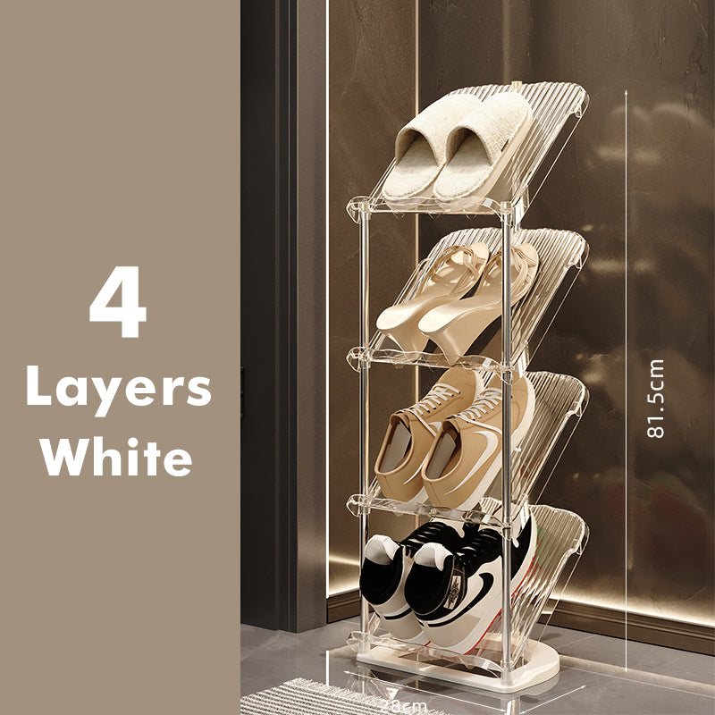 Skostativ til kvinder - Transparent flerlags design 2