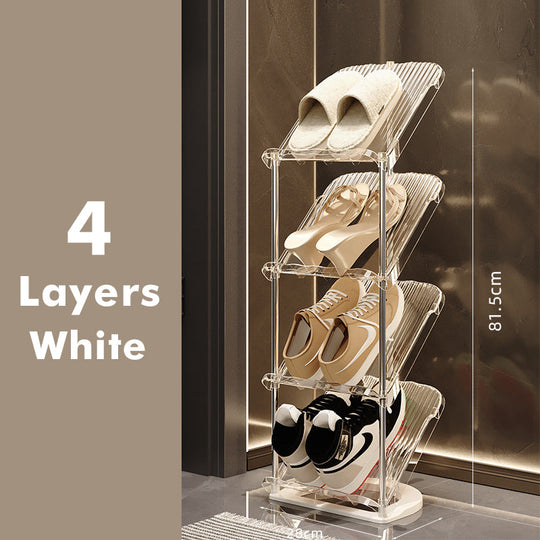 Skostativ til kvinder - Transparent flerlags design 2