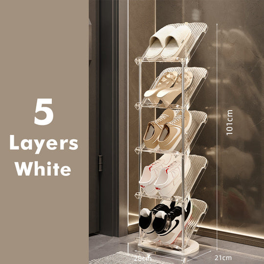 Skostativ til kvinder - Transparent flerlags design 3