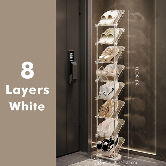 Skostativ til kvinder - Transparent flerlags design 6