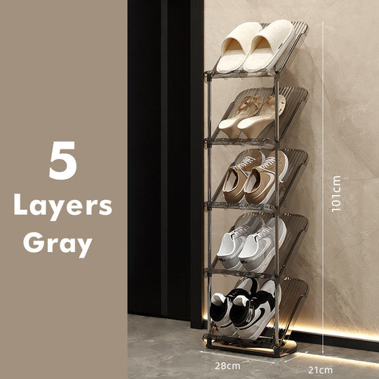 Skostativ til kvinder - Transparent flerlags design 9
