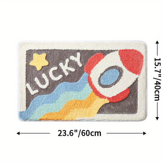 Skridsikker Bademåtte Superabsorberende til Badeværelset med Moderne Design 11