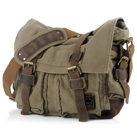 Skuldertaske Mænd Urban Stil Rummelig Crossbody Design 0