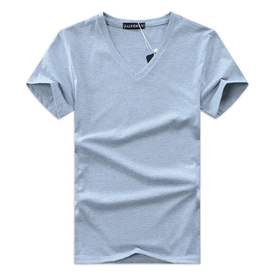 Slim Fit V-hals T-shirt til mænd