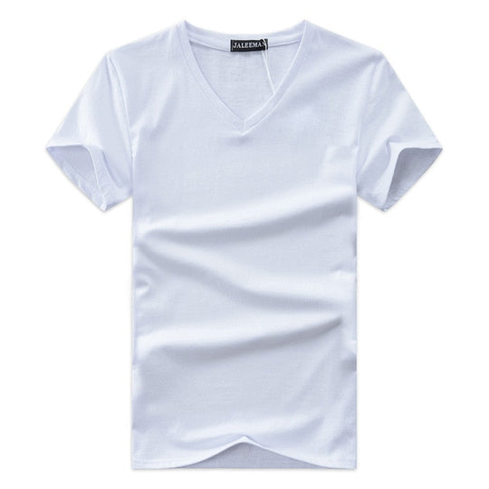 Slim Fit V-hals T-shirt til mænd