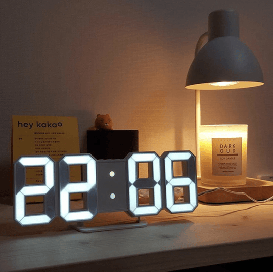 Smart 3D Digital Vækkeur med LED Display 0