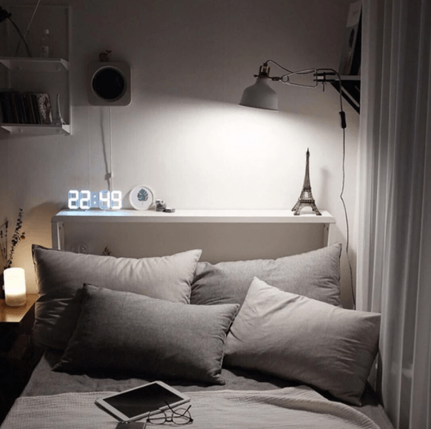Smart 3D Digital Vækkeur med LED Display 1
