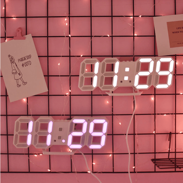 Smart 3D Digital Vækkeur med LED Display 3