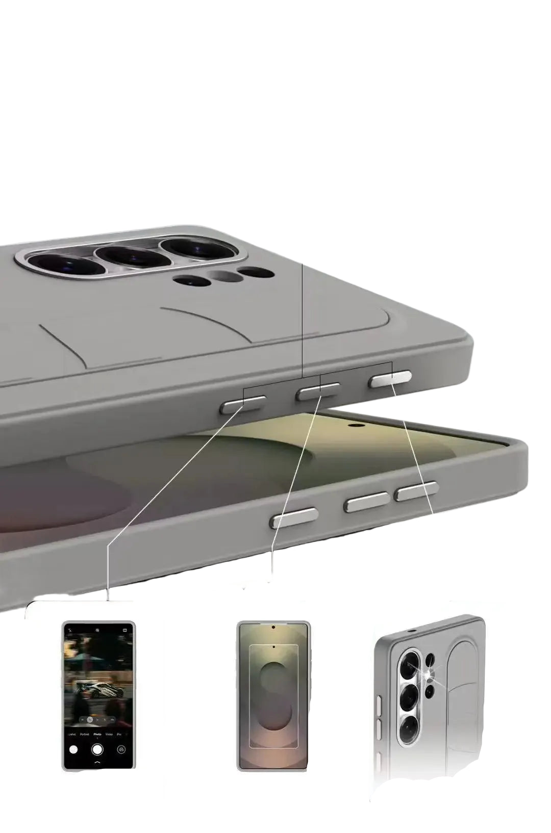 Smartphone Taske med Stativ til Samsung S25 S24 S23 Elegant Design 5